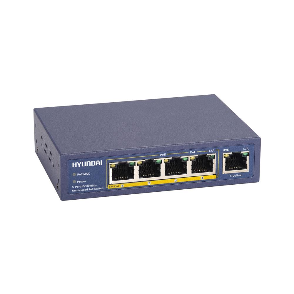 5 Poorts PoE switch