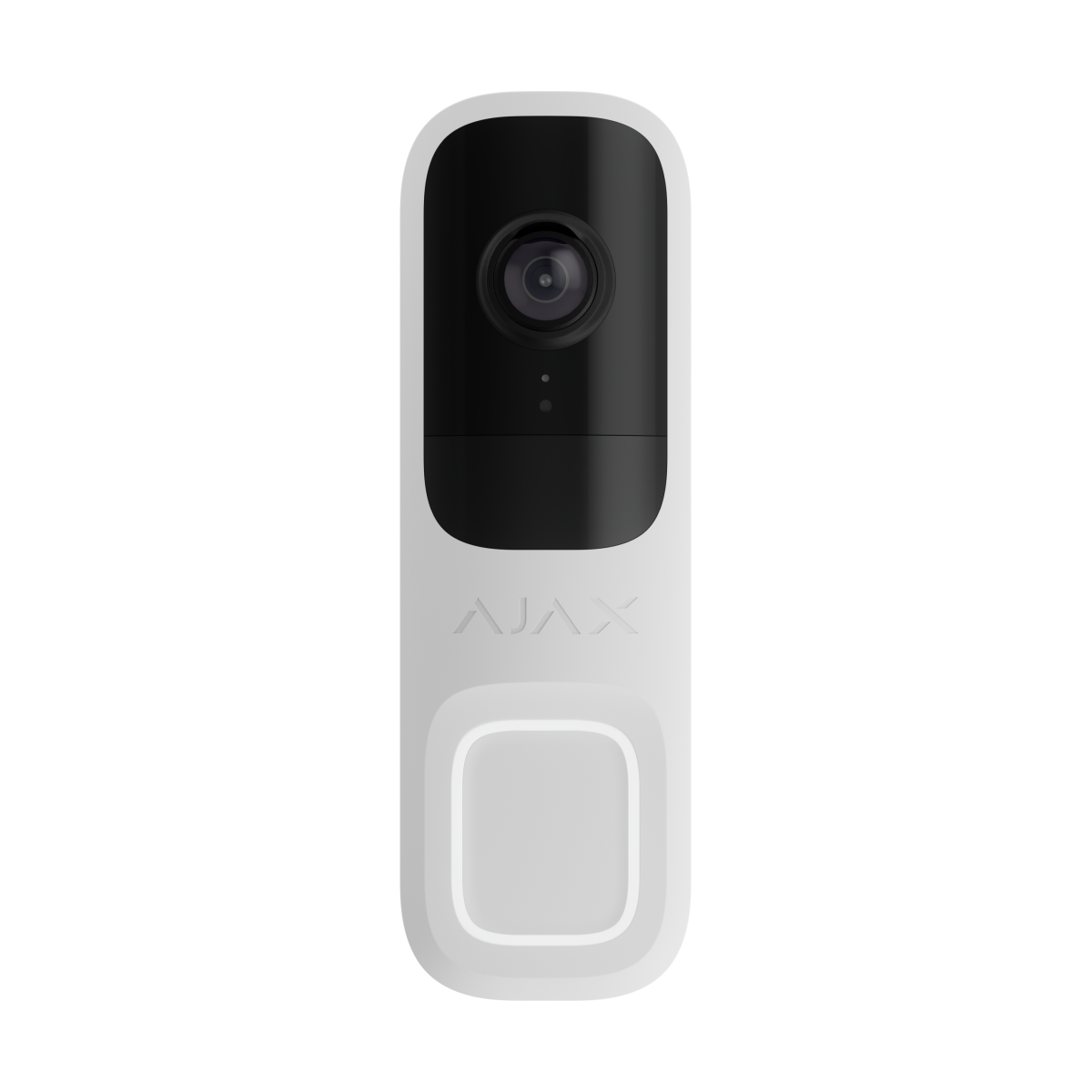 Ajax DoorBell, videodeurbel met AI en PIR, 4MP, Wi-Fi Wit
