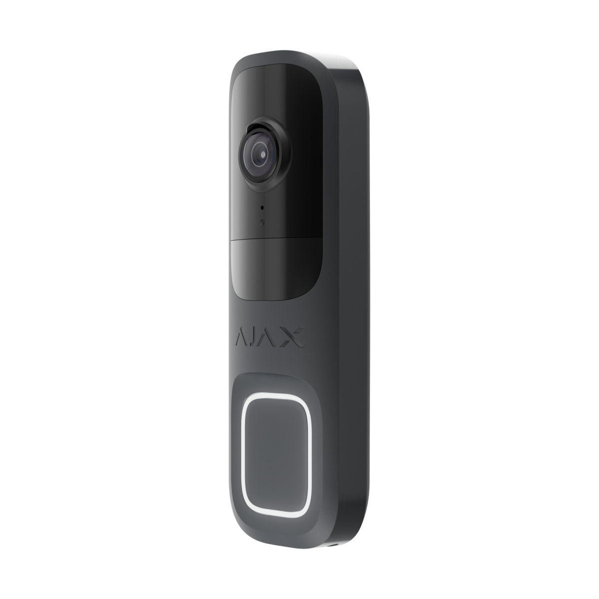Ajax DoorBell, videodeurbel met AI en PIR, 4MP, Wi-Fi Antraciet
