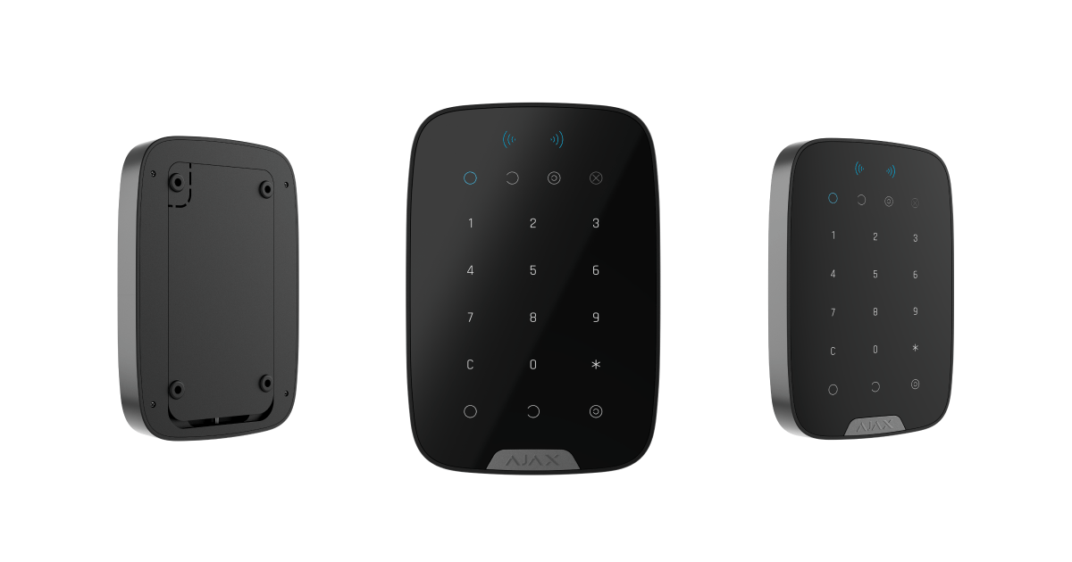 Ajax KeyPad S Plus Jeweller zwart