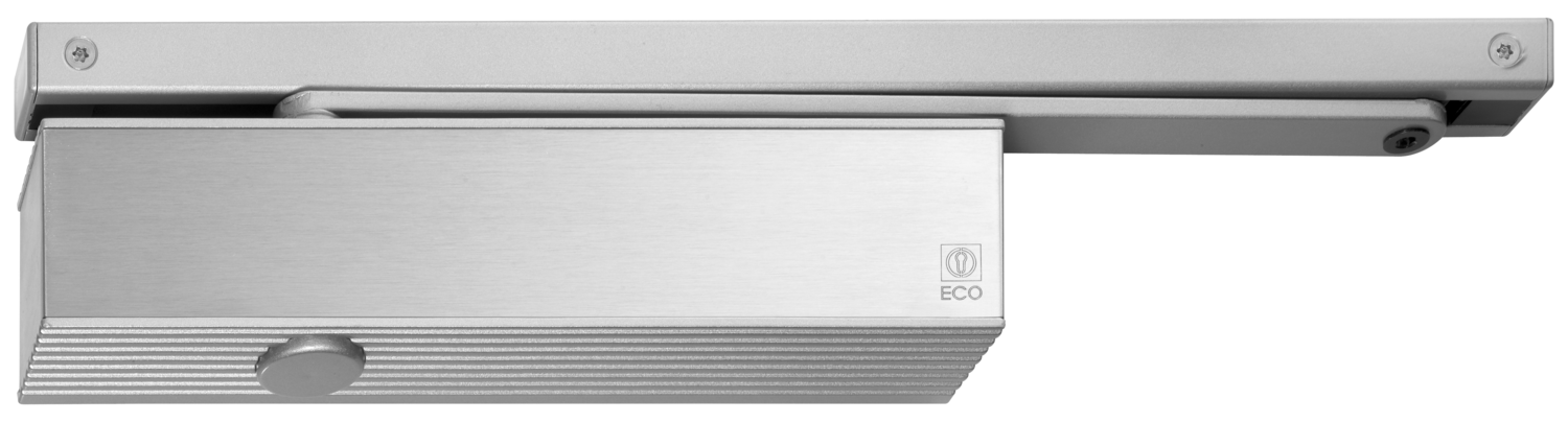 Deurdranger met glijarm 1-4, montage scharnierzijde deur