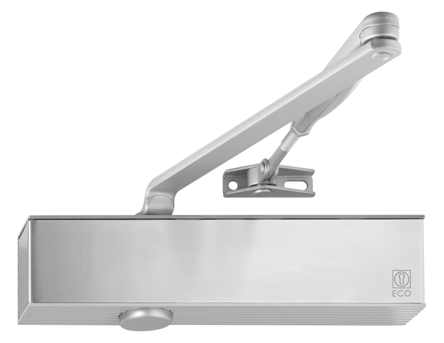 Deurdranger sterkte 1-6 zilver met schaararm