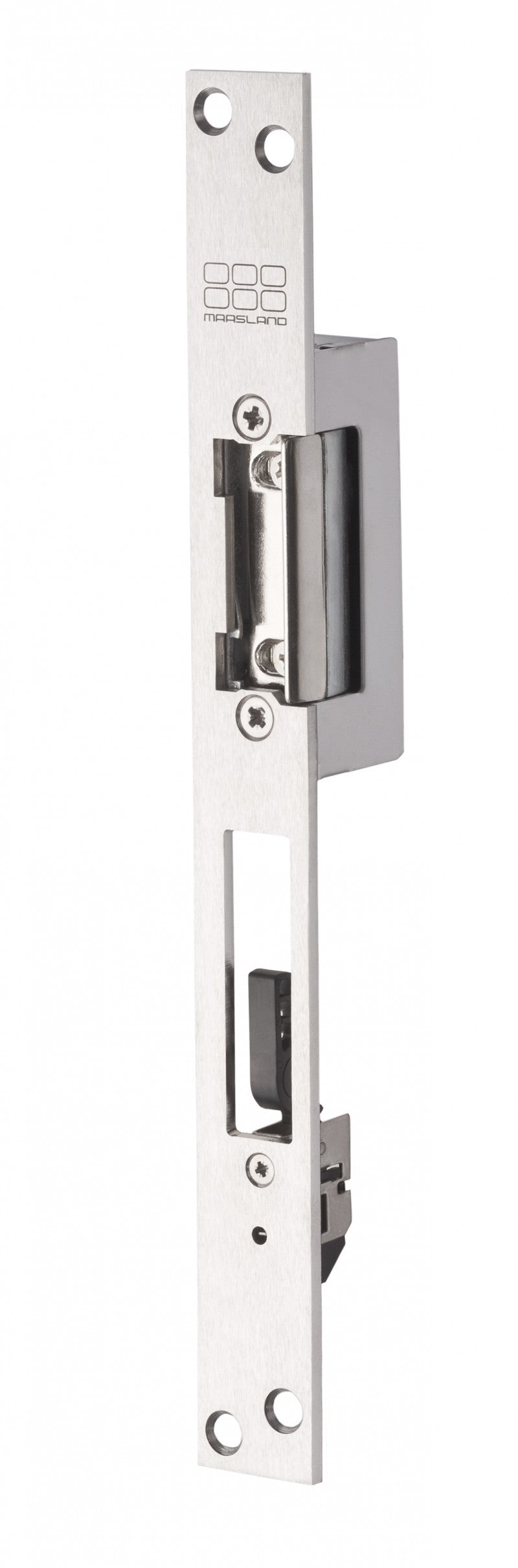 Deuropener lange plaat 10-24V AC/DC met nachtschootsignalering axiaal