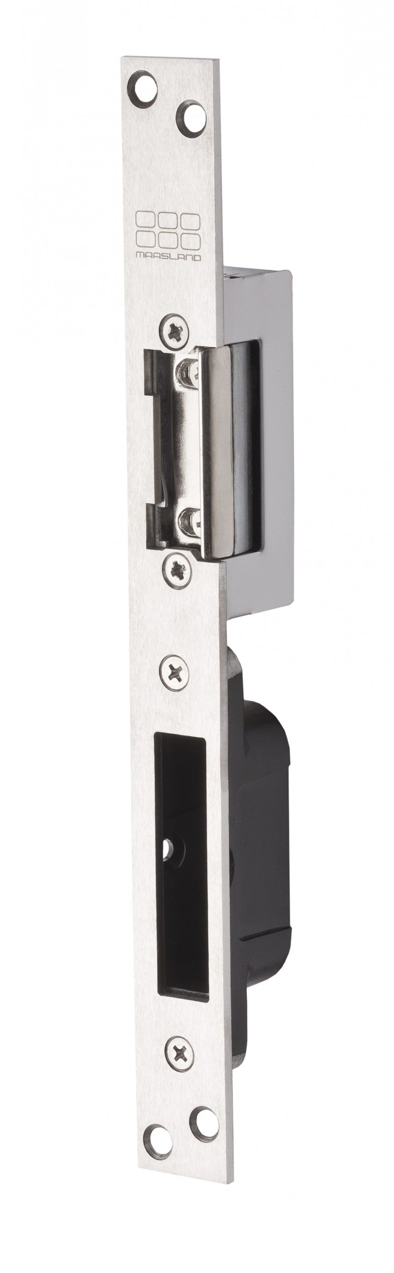 deuropener lange plaat 10-24V AC/DC met nachtschootsluitkom