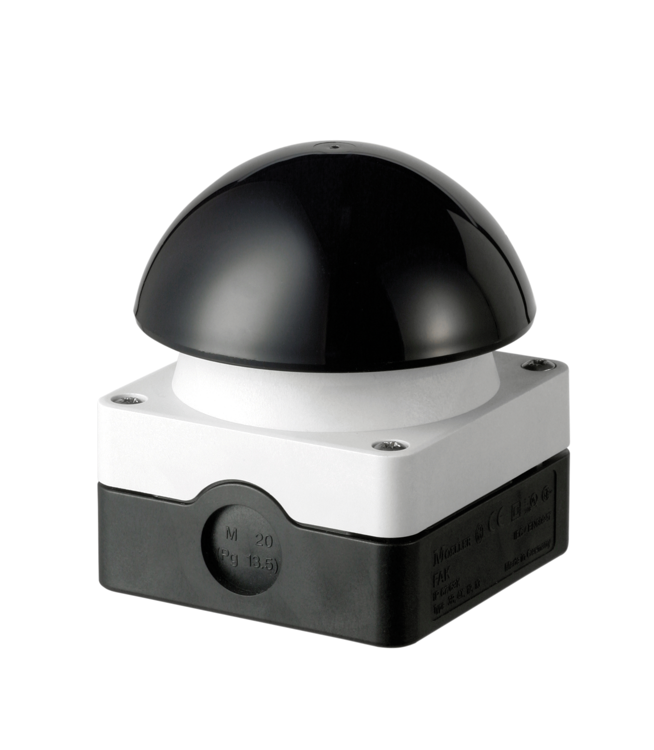 drukknop paddestoel deur open zwart