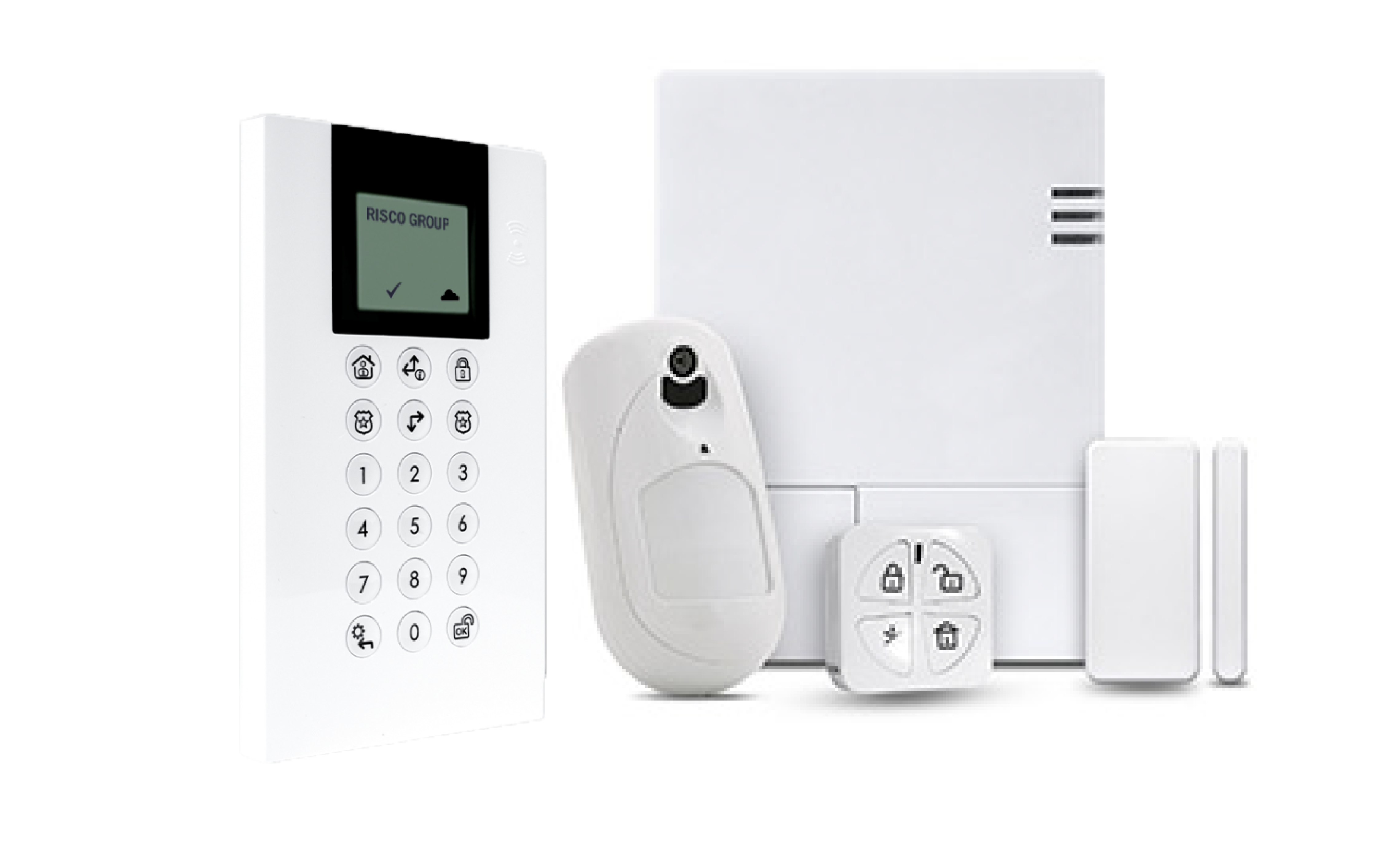 Alarmsysteem Risco LightSYS AIR Basis Kit 4G Wit