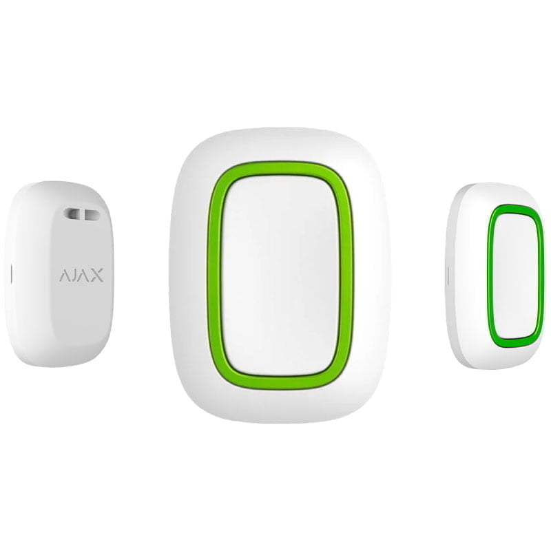 Ajax Button Paniekknop - Wit