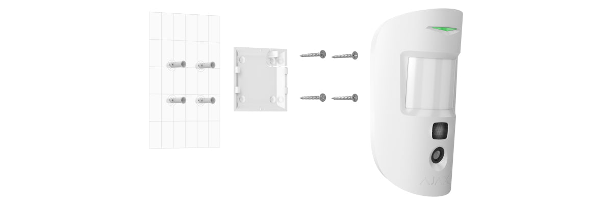 Ajax MotionCam S PhOD Jeweller draadloos wit