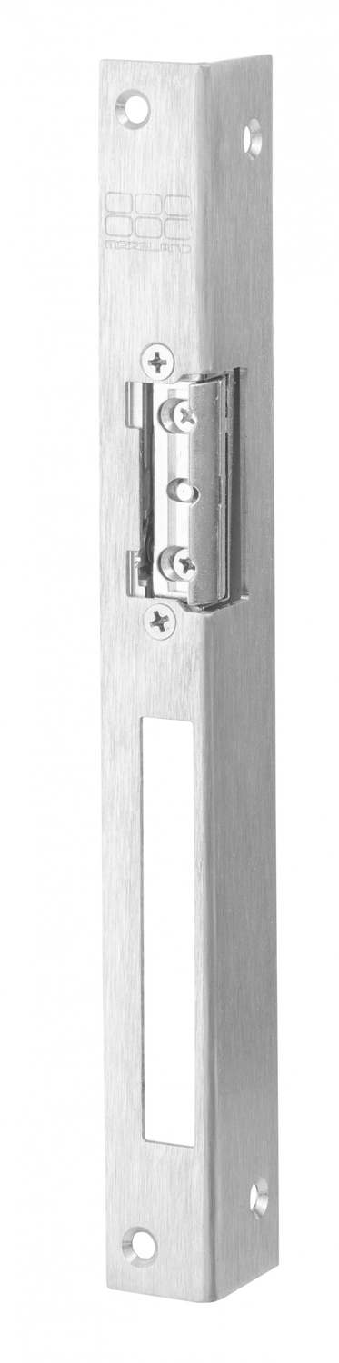 deuropener hoekplaat 10-24V AC/DC DIN LS m.vrijzetpal+impulsontgr.