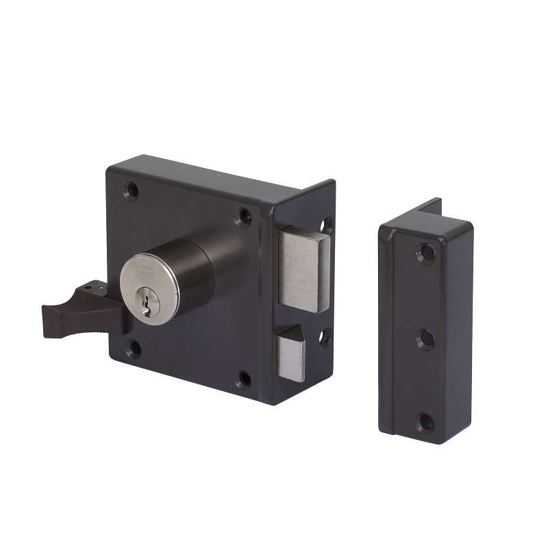 CES LSH SKG 2 certificaat staartcilinder ombouwset voor Lips oplegslot incl. Rim schroefcilinder binnenzijde