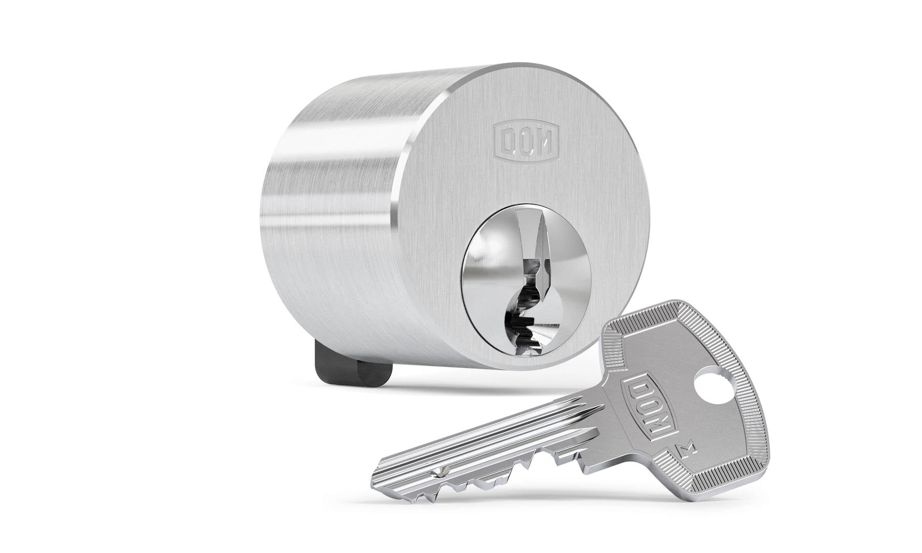 DOM LSH SKG 2 certificaat staartcilinder ombouwset voor Lips oplegslot incl. Rim schroefcilinder binnenzijde