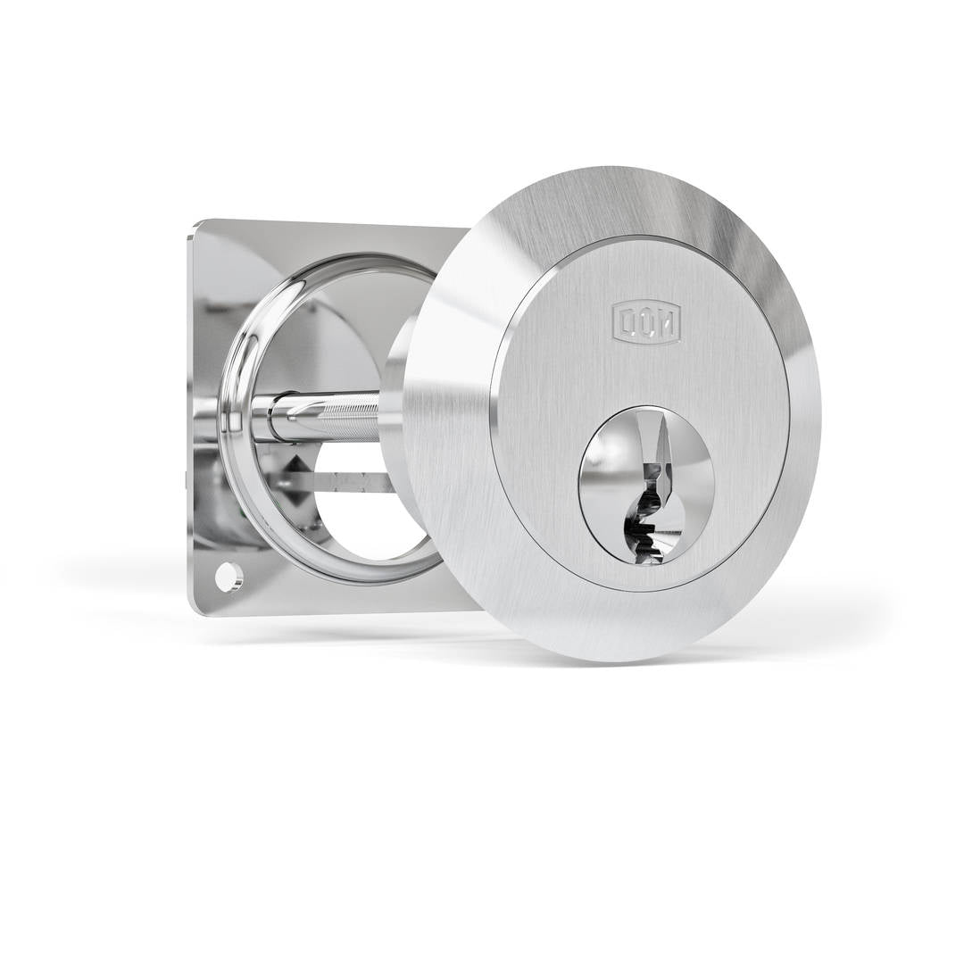 DOM LSH SKG 2 certificaat staartcilinder ombouwset voor Lips oplegslot incl. Rim schroefcilinder binnenzijde