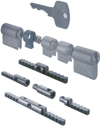 Certificaat cilinder modulair DOM SKG2 LSH halve cilinder