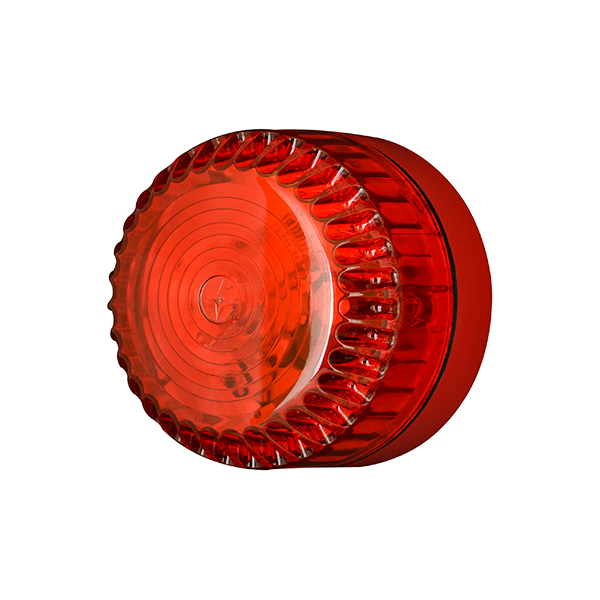 Rode xenon flitser met sabotagealarm